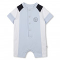Mono corto tricolor BOSS para NIÑO