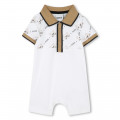 Mono corto con cuello de polo BOSS para NIÑO