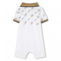Mono corto con cuello de polo BOSS para NIÑO