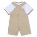 T-shirt and romper set BOSS for BOY