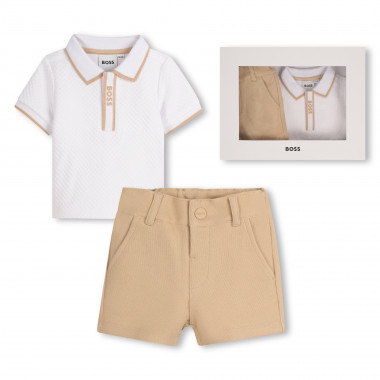 Conjunto de polo y pantalón BOSS para NIÑO
