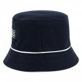 Reversible cotton bucket hat BOSS for BOY