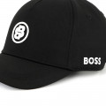 Bestickte Mütze aus Twill BOSS Für JUNGE