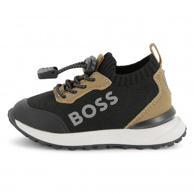 Baskets chaussettes lacées BOSS pour GARCON