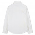 Long-sleeved cotton shirt BOSS for BOY