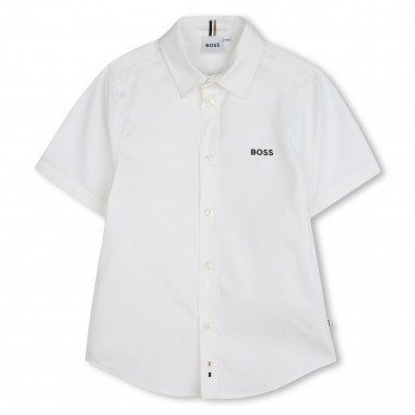 Chemise droite en coton BOSS pour GARCON