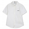Straight cotton shirt BOSS for BOY