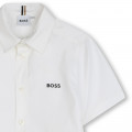 Straight cotton shirt BOSS for BOY