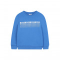 Printed Fleece Sweatshirt BOSS for BOY