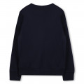 Printed Fleece Sweatshirt BOSS for BOY