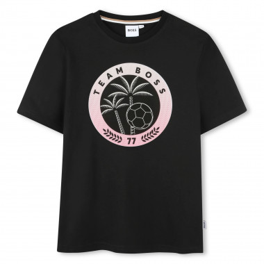 T-shirt manches courtes coton BOSS pour GARCON