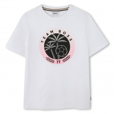 T-shirt manches courtes coton BOSS pour GARCON