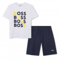 T-SHIRT AND BERMUDA SHORTS BOSS for BOY