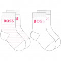 Set of 2 pairs of socks BOSS for GIRL
