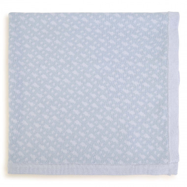 Jacquard cotton blanket BOSS for UNISEX