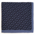 Jacquard cotton blanket BOSS for UNISEX