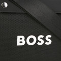 Coated canvas changing bag BOSS for UNISEX