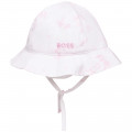 Printed poplin hat BOSS for GIRL