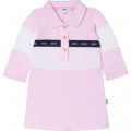 Stretch cotton polo dress BOSS for GIRL
