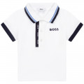 Short sleeved polo shirt BOSS for BOY
