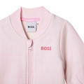 Zipped fleece sweatshirt BOSS for GIRL