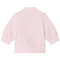 Cardigan de jogging molletonné BOSS pour FILLE