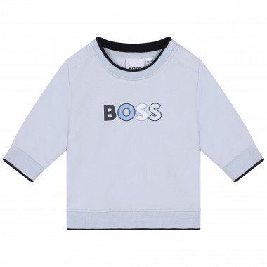 Cotton sweatshirt BOSS for BOY