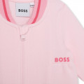 Cardigan zippé BOSS pour FILLE