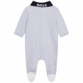 Cotton polo-collar pyjamas BOSS for BOY