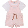 Ensemble salopette et t-shirt BOSS pour FILLE