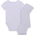 Lot de 2 bodies coton stretch BOSS pour UNISEXE