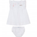 Ensemble robe et bloomer logo BOSS pour FILLE