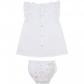 Ensemble robe et bloomer logo BOSS pour FILLE