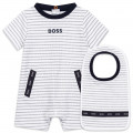 Playsuit and bib set BOSS for BOY