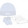 Cap and bootee set BOSS for UNISEX
