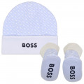 Hat and booties set BOSS for BOY