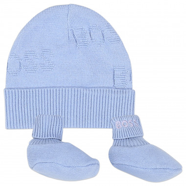 Set aus mütze + babyschuhe BOSS Für UNISEX