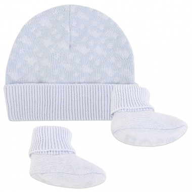 Hat and booties matching set BOSS for UNISEX