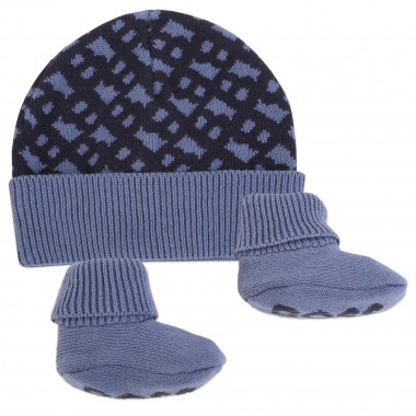 Hat and booties matching set BOSS for UNISEX