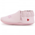 Soft leather slippers BOSS for GIRL
