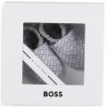 Supple leather slippers BOSS for BOY