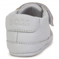 Supple leather slippers BOSS for BOY