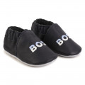 Chaussons souples en cuir d'agneau BOSS pour GARCON