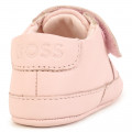 Hook-and-loop stitch booties BOSS for GIRL