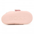 Hook-and-loop stitch booties BOSS for GIRL