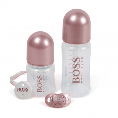 Two baby bottles and dummy set BOSS for UNISEX