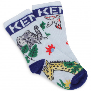 Socken mit Dschungelprint KENZO KIDS Für JUNGE
