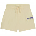 Swim shorts with logo KENZO KIDS for BOY
