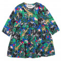 Printed dress with cutouts KENZO KIDS for GIRL