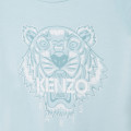 Frilled dress with print KENZO KIDS for GIRL